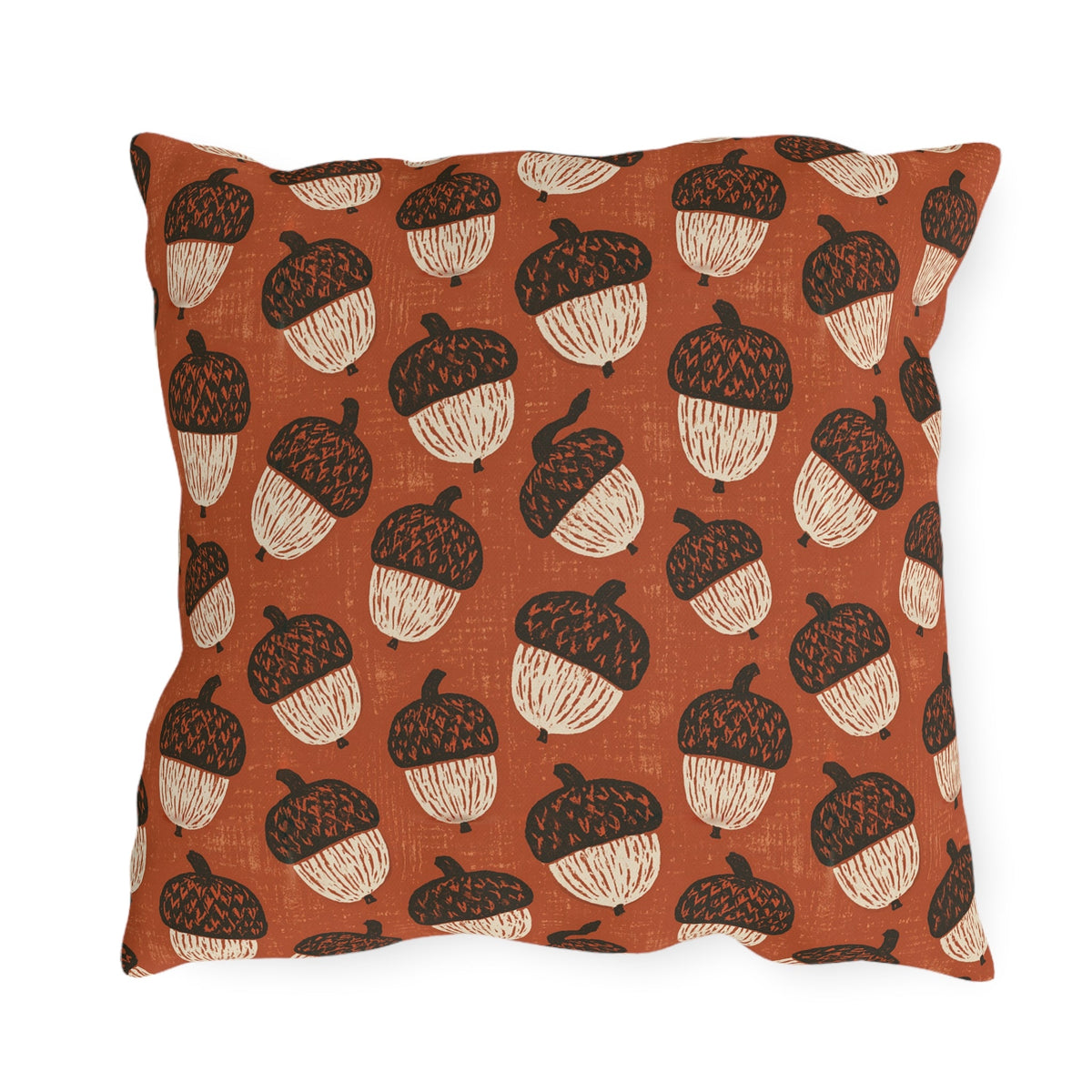 Acorn Rust outdoor pillow