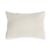 Solid cream neutral outdoor lumbar pillow, 20 x 14 with no pattern