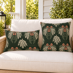 Cedar Bow Forest Outdoor Lumbar Pillow