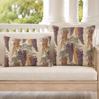 Wisteria Purple Outdoor Pillow